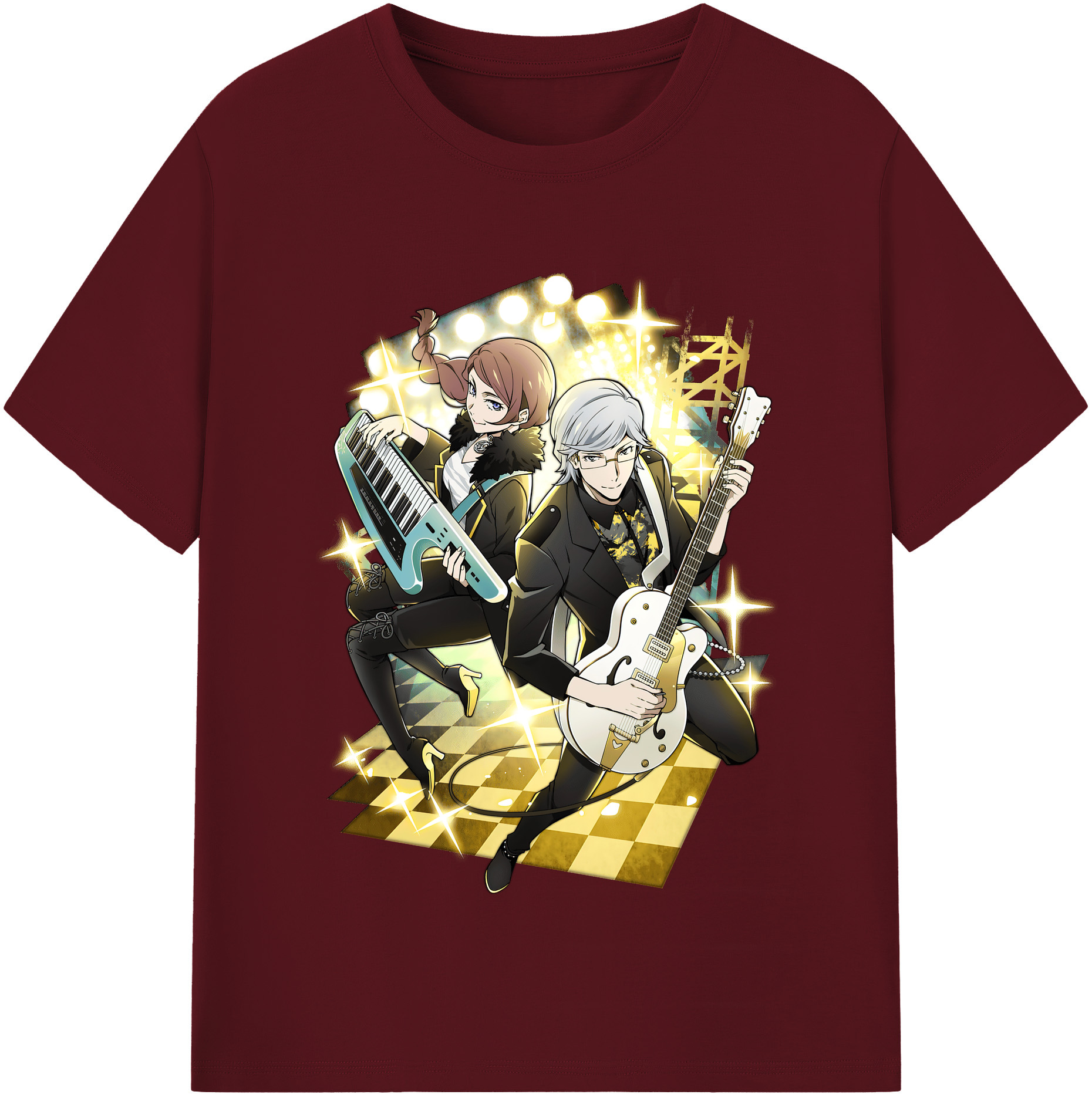 （画像用） 文豪ストレイドッグス Bungo Stray Dogs 綿100％半袖Tシャツ（フロントプリント）